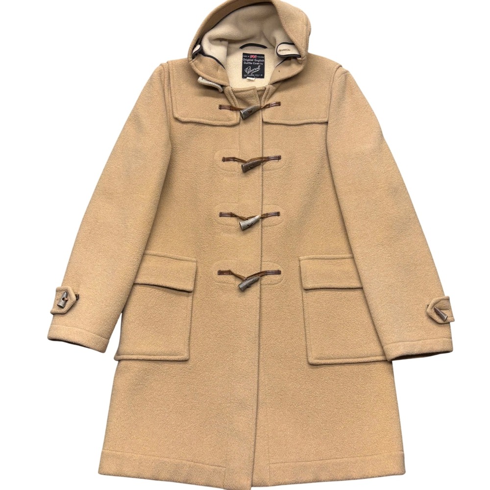 Gloverall Vintage Original English Duffle Coat‎ Beige Made in England Size 38